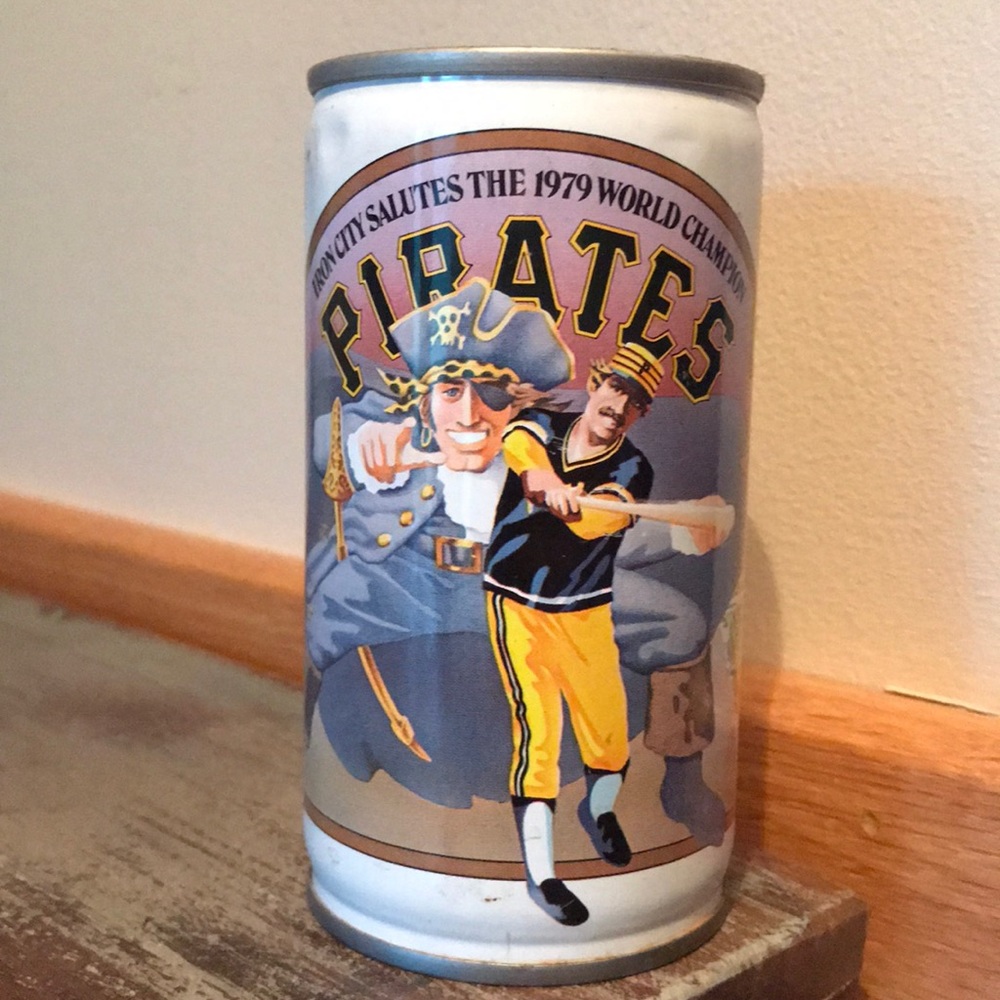 Iron City Beer can Pittsburgh Pirates 1979 Pullman